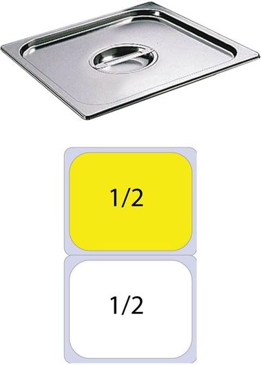 Καπάκι Matfer MF748012 Για Δοχείο Τροφίμων GN1/2 Inox 325x265mm