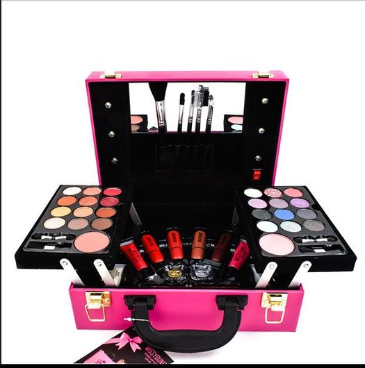 Βαλιτσάκι Μακιγιάζ Missyoung GM20184 Ροζ 47τμχ Ροζ