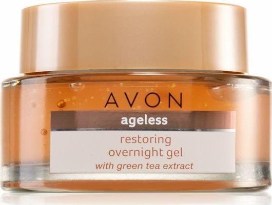 Κρέμα Προσώπου Avon Ageless Restoring Overnight Gel with Green Tea Extract 50ml