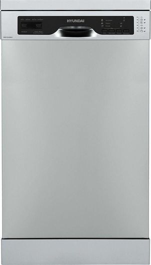 Πλυντήριο Πιάτων Hyundai HDW19-4560/X Ελεύθερο για 10 Σερβίτσια 85x59.8x45cm Inox