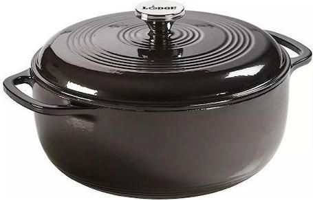 Κατσαρόλα Lodge EC6D18 Βαθιά από Μαντέμι Χωρίς Επίστρωση 27.5cm 5.68lt