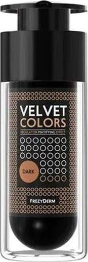Foundation Frezyderm Velvet Colors Μake Up Dark 30ml