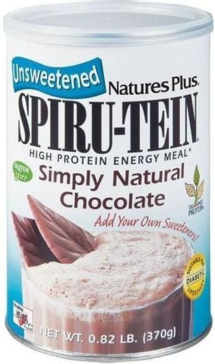 Nature's Plus Simply Natural Spiru-Tein Shake Χωρίς Γλουτένη με Γεύση Σοκολάτα 370gr
