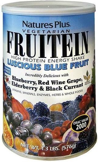 Πρωτεΐνη Nature's Plus Vegeterian Frutein Χωρίς Γλουτένη με Γεύση Luscious Blue Fruit 576gr