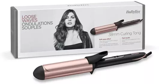 Babyliss Loose Waves Ψαλίδι Μαλλιών για Μπούκλες 38mm C453E