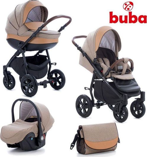 Καρότσι Μωρού Buba 598 Forester 3in1 Μπεζ