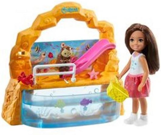 Κούκλα Mattel Barbie Club Chelsea and Aquarium Playset για 3+ Ετών