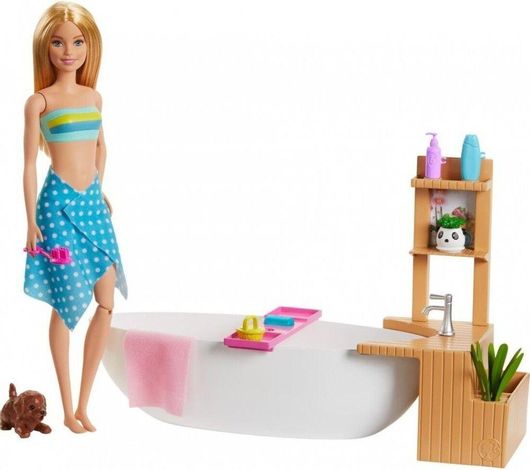 Κούκλα Mattel Barbie Wellness Τζακούζι
