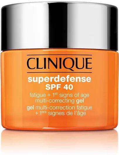 Clinique Superdefense Fatigue & 1st Signs of Age Gel Προσώπου Ημέρας με SPF40 για Ενυδάτωση & Αντιγήρανση με Βιταμίνη C 50ml
