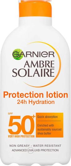 Αντηλιακό Γαλάκτωμα Ambre Solaire SPF50 Ambre Solaire Garnier 200ml