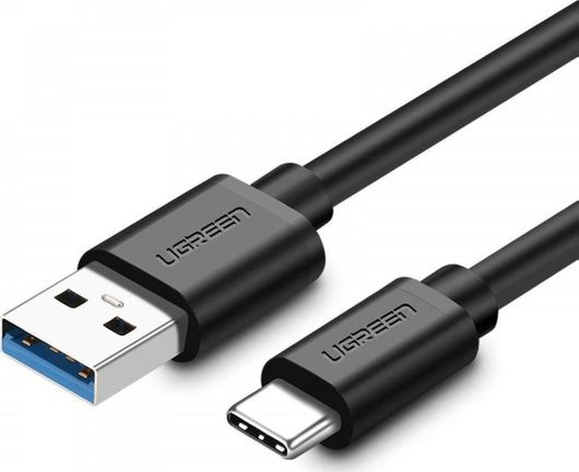 Ugreen US184 USB 3.0 Cable USB-C male - USB-A 60W Μαύρο 2m 20884