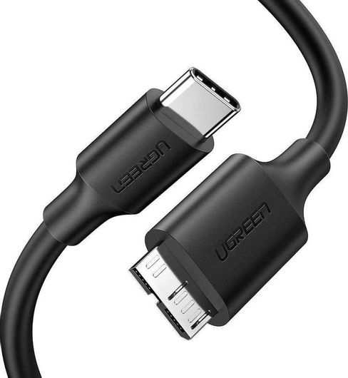 Ugreen USB 3.0 Cable USB-C male - micro USB-B Μαύρο 1m 20103