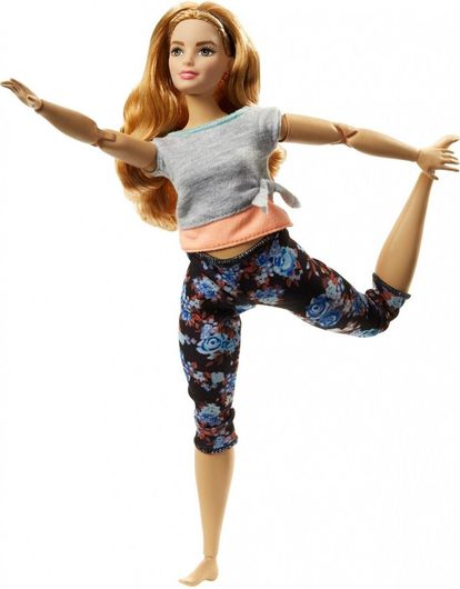 Κούκλα Barbie Mattel Αμέτρητες Κινήσεις για 3+ Ετών