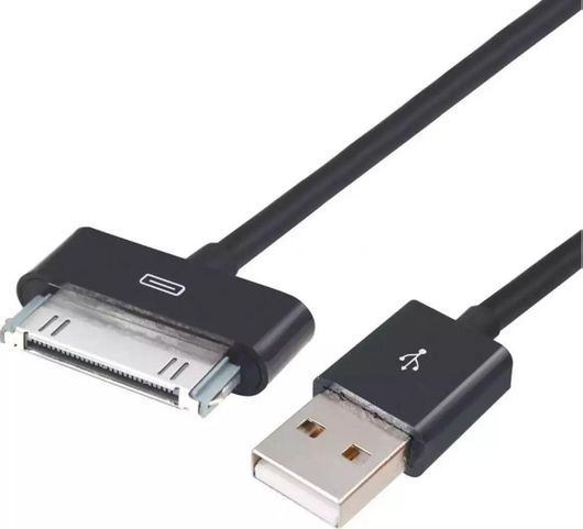 Καλώδια 30-Pin Powertech CAB-U023 USB 2.0 σε 30-Pin 1m Μαύρο