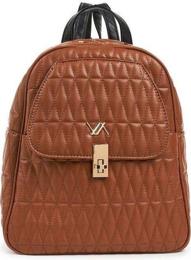Γυναικέια Τσάντα Verde 16-6516 Πλάτης Camel