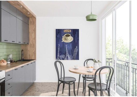 Πίνακας IDP Creations THM679 Καφές σε Καμβά 40x55cm