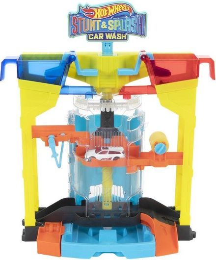 Πίστα Mattel Hot Wheels Πλυντήριο Χρωμοκεραυνών για 4+ Ετών