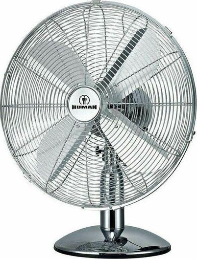 Ανεμιστήρας Human FT-30M Επιτραπέζιος 40W Διαμέτρου 30cm Ασημί
