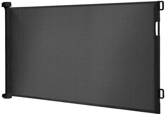 Μεταλλικό Προστατευτικό Πτυσσόμενο για Μωρά 85x13-160cm Μαύρο