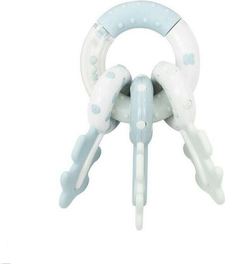 Κουδουνίστρα Kikka Boo Rattle Keys Light Blue για 3+ Μηνών