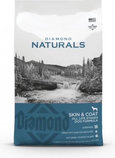 Ξηρά Τροφή Diamond Naturals Σκύλων με Σολομό για Δέρμα & Τρίχωμα 15kg