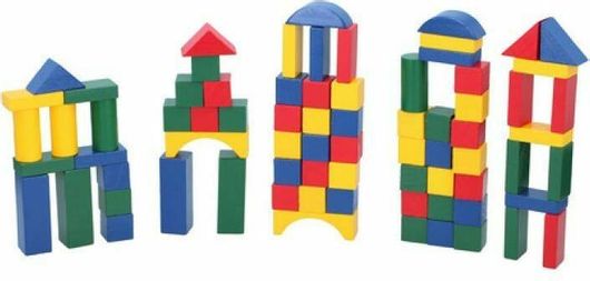 Ξύλινα Τουβλάκια 75τμχ Marionette Wooden Toys