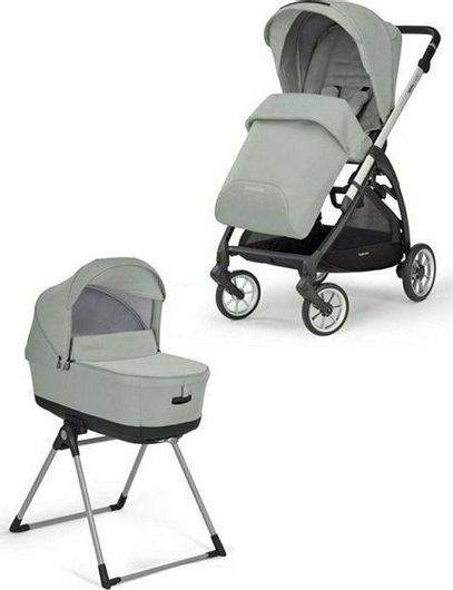 Καρότσι Μωρού Inglesina Ka52P0Gws Electa Duo από Νεογέννητο Γκρι