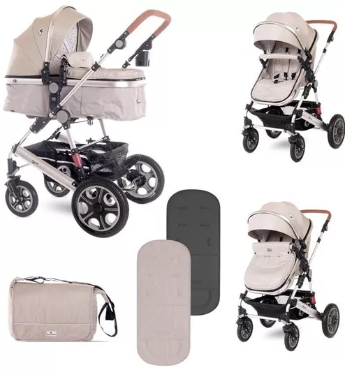 Καρότσι Μωρού Lorelli Lora 2 σε 1 String Dots από Νεογέννητο Μπεζ