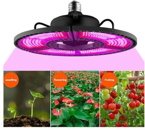 Φωτιστικό Ανάπτυξης & Καλλιέργειας Φυτών LED Full Spectrum 180° 400W