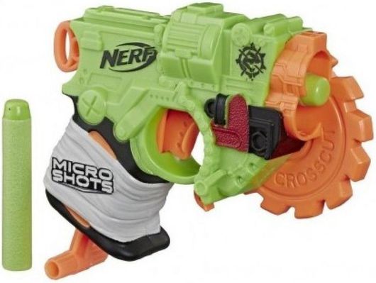 Nerf Hasbro Εκτοξευτής MicroShots Crosscut Zombie Strike για 8+ Ετών