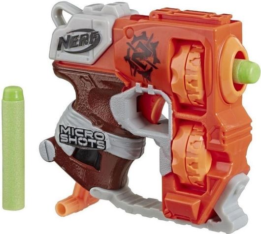 Nerf Hasbro Εκτοξευτής MicroShots Flipfury Zombie Strike για 8+ Ετών