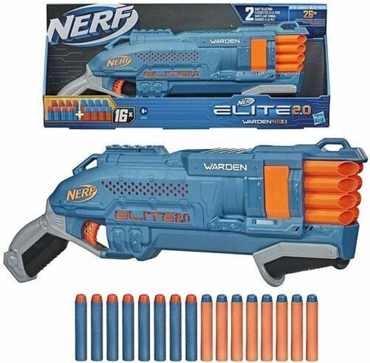 Nerf Hasbro Εκτοξευτής Warden DB 8 Elite 2.0 για 8+ Ετών