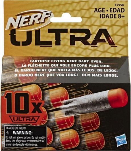 Nerf Hasbro Σφαίρες 10 Dart Refill Ultra για 8+ Ετών