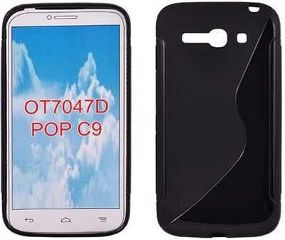 Θήκη Κινητού Back Cover για Alcatel One Touch Pop C9 Σιλικόνη Μαύρο