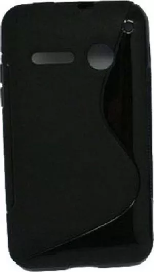 S-Line Back Cover Σιλικόνης Μαύρο Vodafone Smart 4 Mini