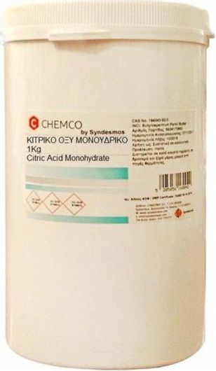 Κιτρικό Οξύ Chemco Citric Acid Μονοϋδρικό 1000gr