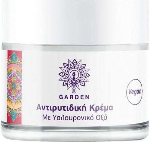 Κρέμα Προσώπου Garden Anti-Wrinkle 24ωρη Αντιγηραντική με Υαλουρονικό Οξύ 50ml