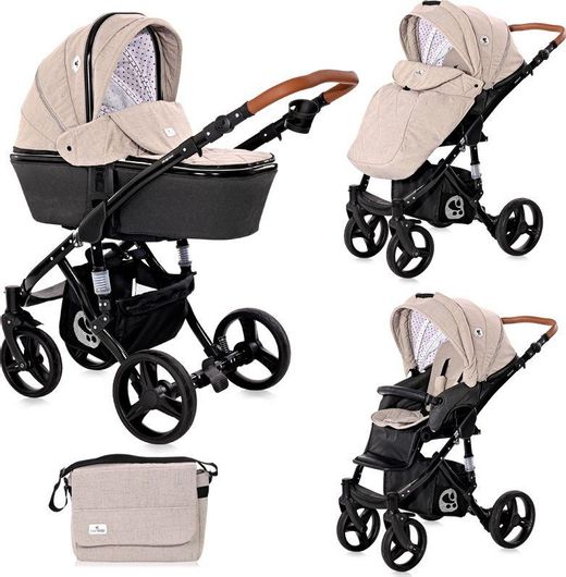 Πολυκαρότσι Lorelli Rimini Mama Bag String Ρυθμιζόμενο για Νεογέννητο Μπεζ