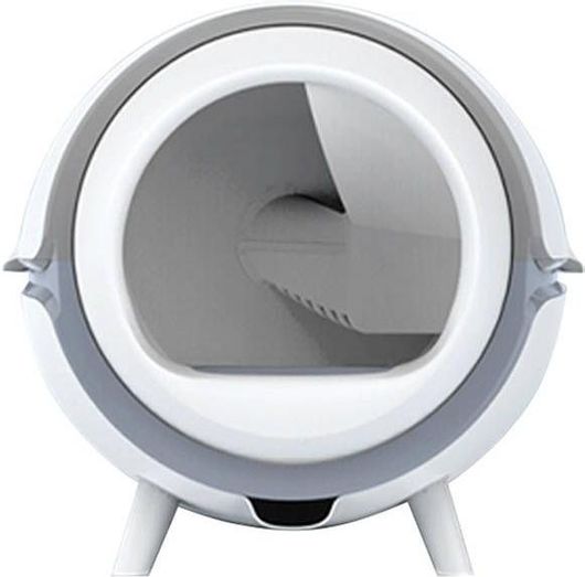 Τουαλέτα Γάτας PetWant Αυτοκαθαριζόμενη Κλειστή 64.2x65.5x60.5cm Λευκό