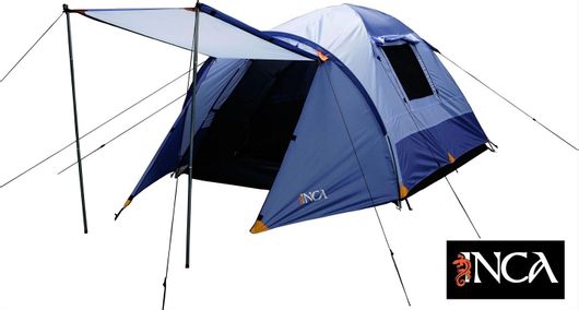 Σκηνή Camping Inca Pacha 3P 3 Ατόμων 205x180cm Μπλε