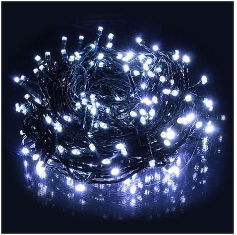 Χριστουγεννιάτικα Λαμπάκια Με Πρόγραμμα & Επέκταση 100 Led Λευκό