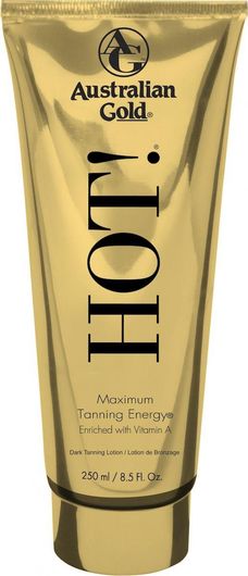Self Tan Australian Gold Hot Maximum Tanning Energy Solarium Λοσιόν Σώματος 250ml