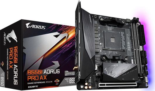 Μητρική Κάρτα Gigabyte B550I Aorus Pro AX Mini ITX με AMD AM4 Socket