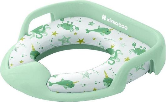 Παιδικό Κάθισμα Τουαλέτας Kikka Boo Sea World με Εύκαμπτη Επιφάνεια Πράσινο