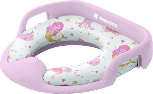 Παιδικό Κάθισμα Τουαλέτας Kikka Boo Sea World με Εύκαμπτη Επιφάνεια Ροζ