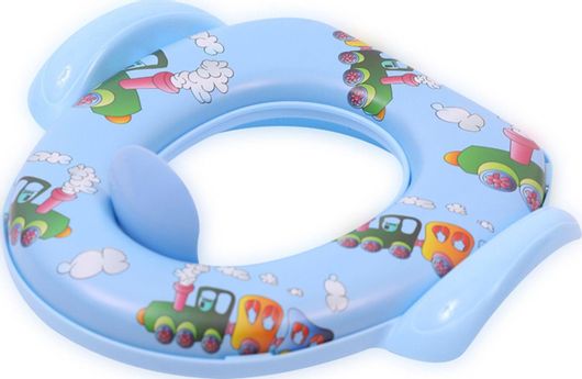 Παιδικό Κάθισμα Τουαλέτας Lorelli Train με Εύκαμπτη Επιφάνεια Γαλάζιο