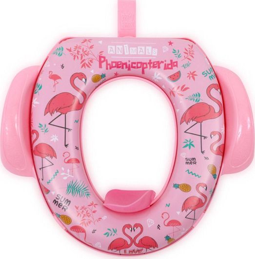 Παιδικό Κάθισμα Τουαλέτας Lorelli με Εύκαμπτη Επιφάνεια Ροζ