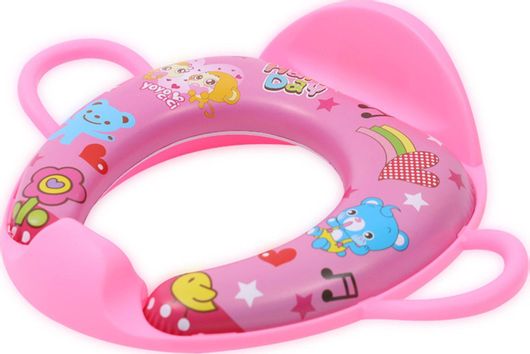 Παιδικό Κάθισμα Τουαλέτας Lorelli Heart με Εύκαμπτη Επιφάνεια Ροζ