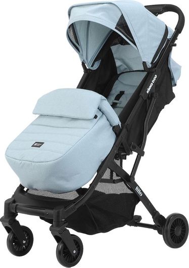 Καρότσι Μωρού Kikka Boo Fitto για Νεογέννητο Γαλάζιο