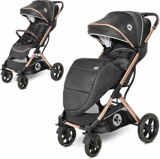 Πολυκαρότσι Lorelli Storm Luxe 2 σε 1 για Νεογέννητο Μαύρο
